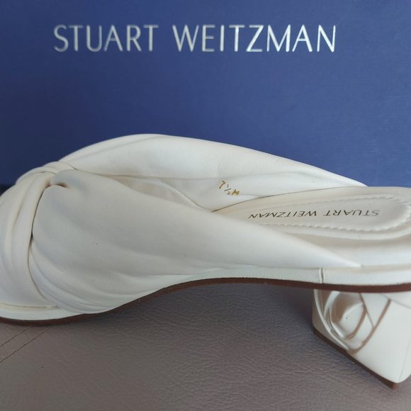 White Stuart Weitzman Heels - Picture 4 of 5